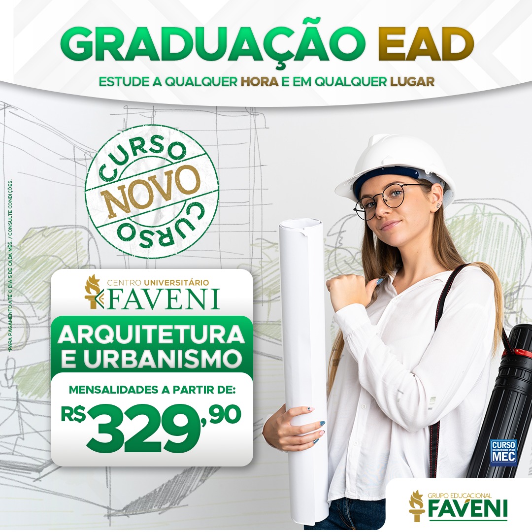 ARQUITETURA E URBANISMO – Bacharel EAD - Faveni