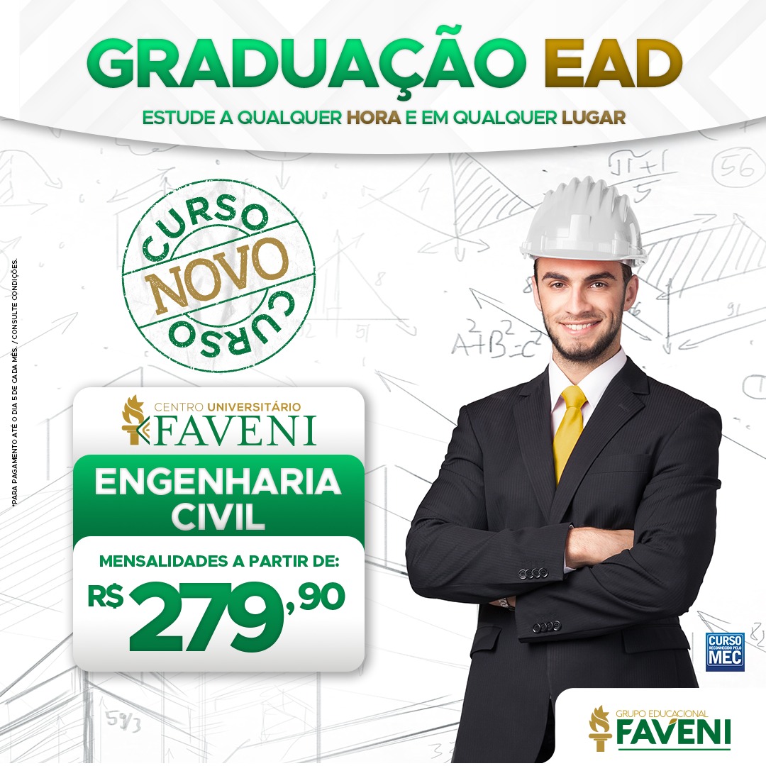ENGENHARIA CIVIL – Bacharel EAD - Faveni