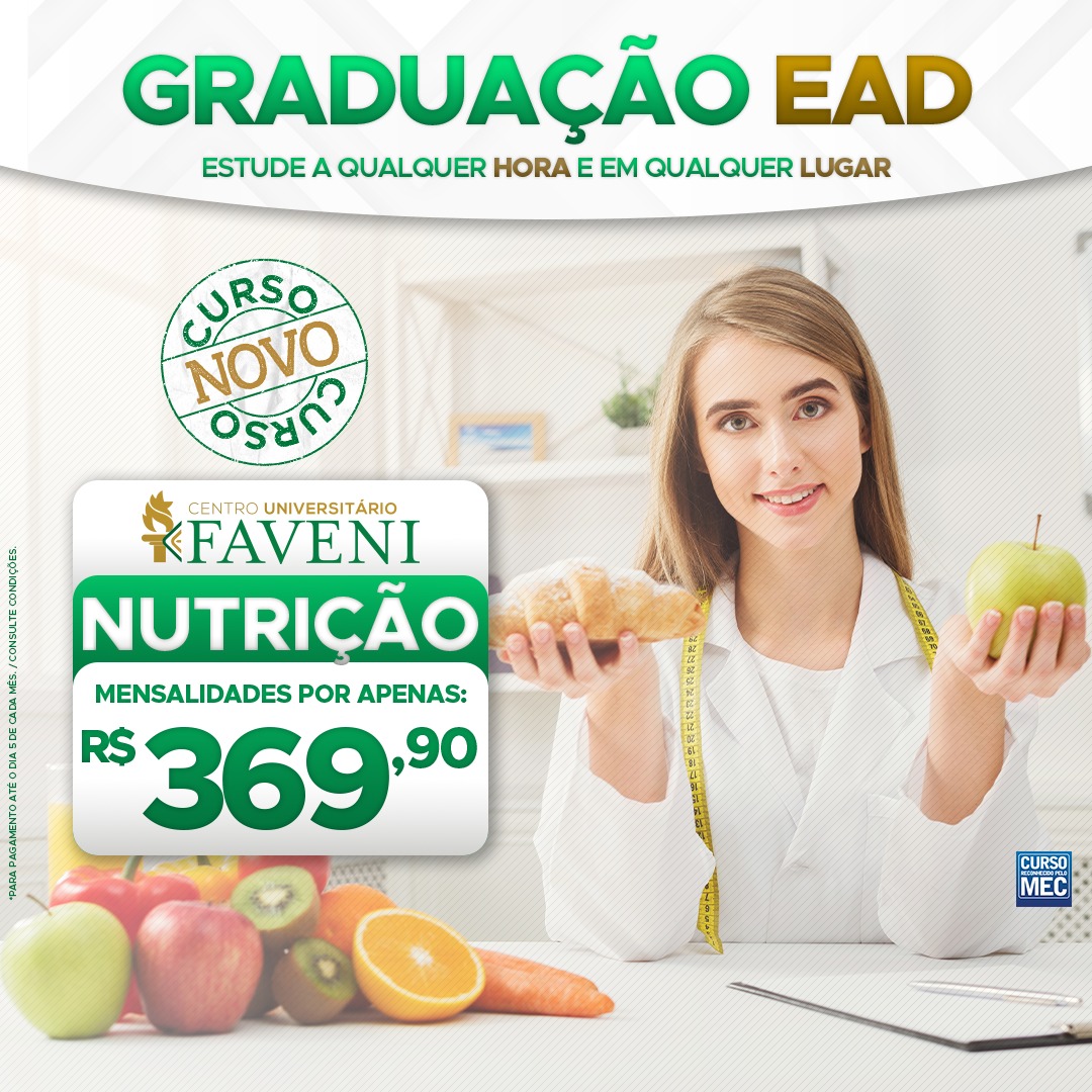 NUTRIÇÃO – Bacharel EAD - Faveni